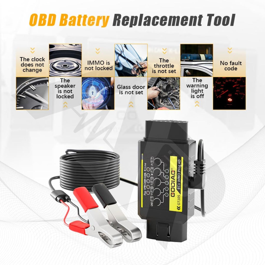 Godiag Gt105 - Obd2 Immobilizer Assist Tool Breakout Box