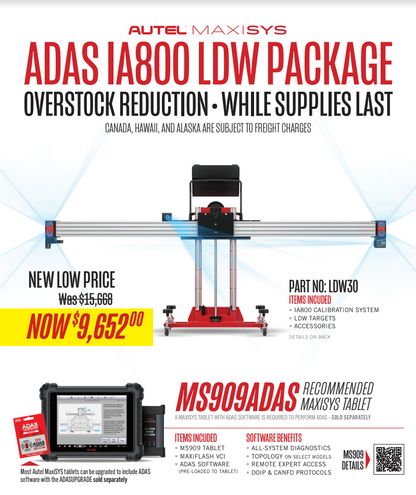 AUTEL -LDW30 - IA800 Calibration Frame - LDW 3.0 - ADAS