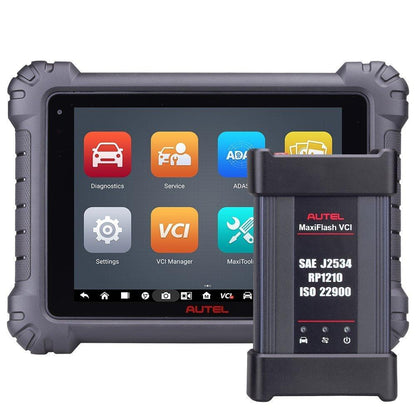 Autel MaxiSys MS909EV with TESLA Cable Sets: Electric Vehicle Diagnostic Scan Tool and J2534 Interface