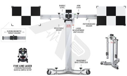 Autel Adas - Ma600 Portable Frame Ldw2.0 Mobile Lane Departure Warning All Systems