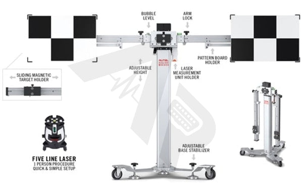 Autel Mobile Frame AUTEL -MALDW20 - MA600 Portable Frame - Lane Departure Warning All Sys ...
