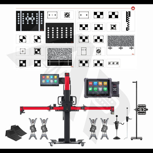 Autel Adas: Maxisys Ia900Ldwt Wheel Alignment + Adas Calibration Frame Ldw Targets Ms Ultra Tablet