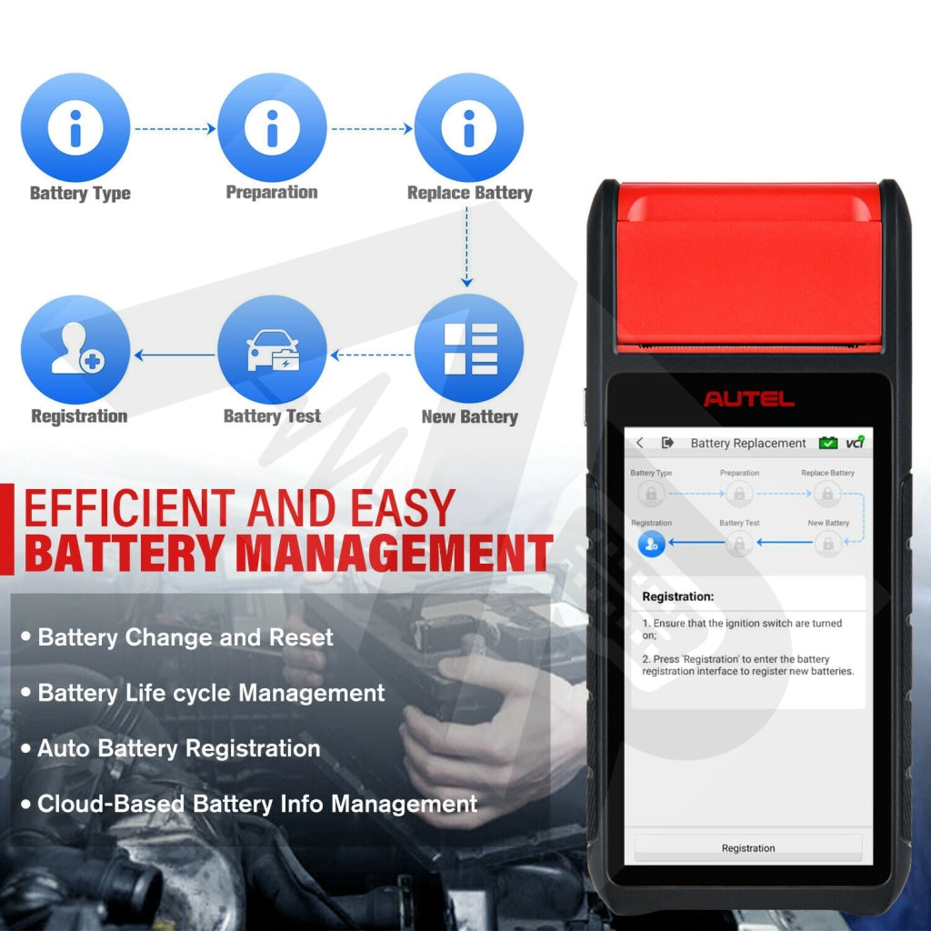 Autel Maxibas Bt608 Battery Tester Scan Tools