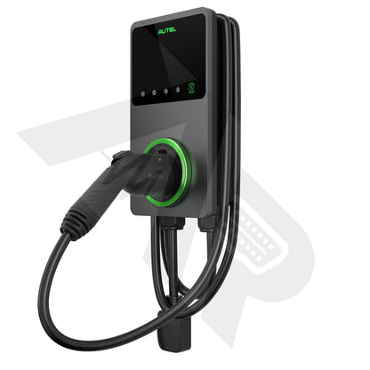 Autel Maxicharger Level 2 40A Ev Charging Station With In-Body Holster Nema 14-50 Charger