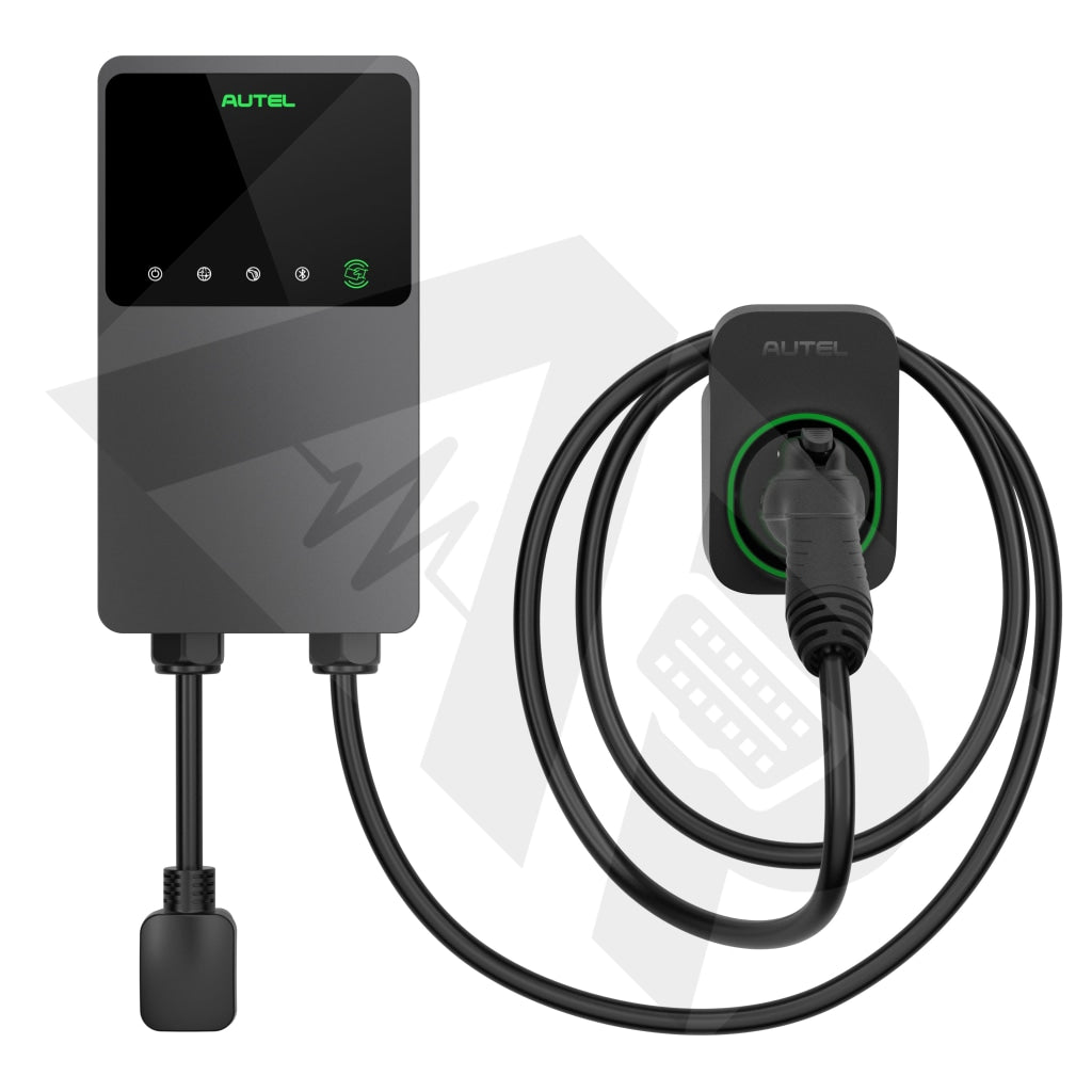 Autel Maxicharger Level 2 40A Ev Charging Station With Side Holster Nema 14-50 Charger