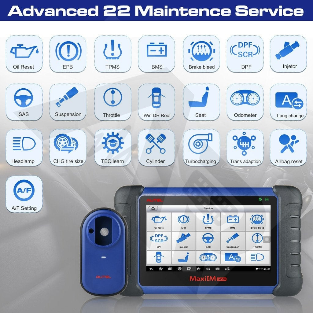 Autel Maxiim Im508 - Automotive Key Programmer Diagnostic Scan Tool Tools