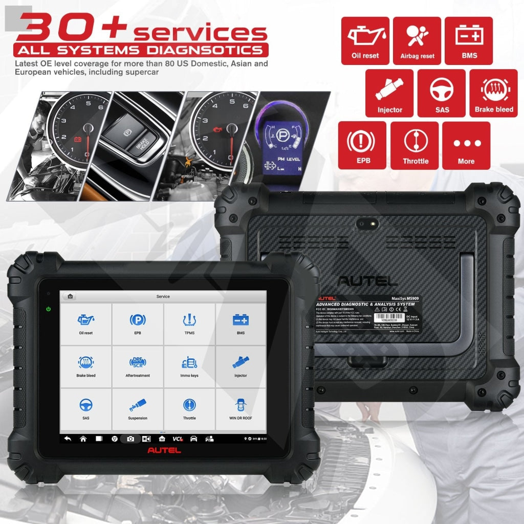 Autel Maxisys Ms909 - Automotive Diagnostic Scan Tool And J2534 Interface