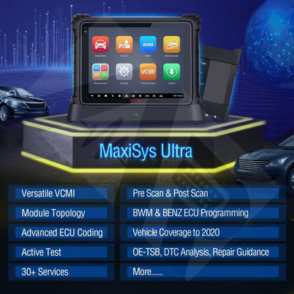 Autel Maxisys Ultra - Diagnostic Scan Tool Oscilloscope Waveform Generator J2534 Vcmi Tools