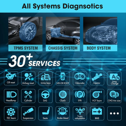 Autel Maxisys Ultra - Diagnostic Scan Tool Oscilloscope Waveform Generator J2534 Vcmi Tools