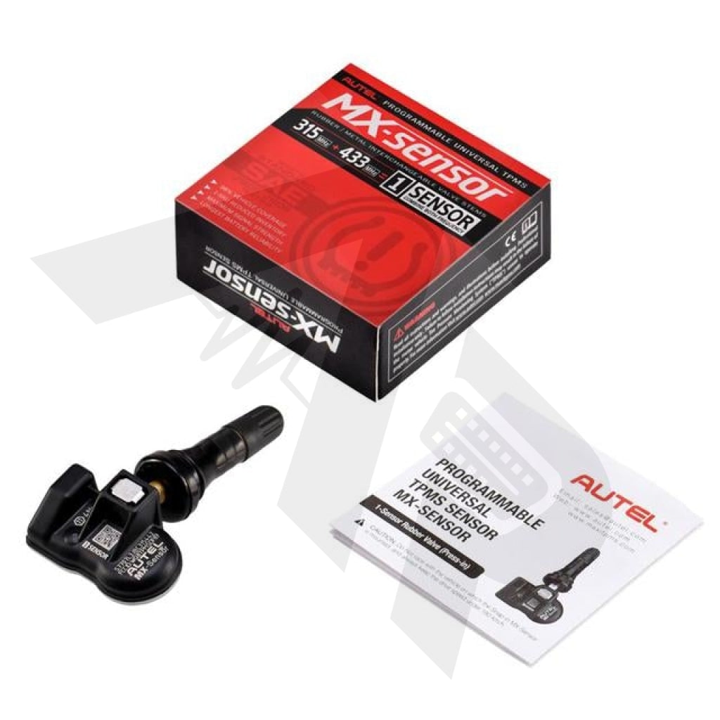 Autel Mx-Sensor With Rubber Press-In Valve (Case Of 20 Sensors) Tpms