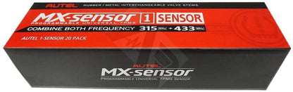 Autel Mx-Sensor With Rubber Press-In Valve (Case Of 20 Sensors) Tpms