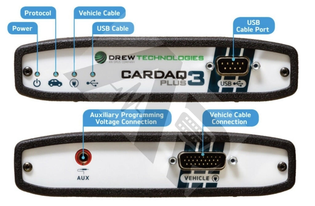 CarDAQ+3 Bundle J2534 VCI: DoIP & CAN-FD by Drewtech / OPUS IVS – Autel ...
